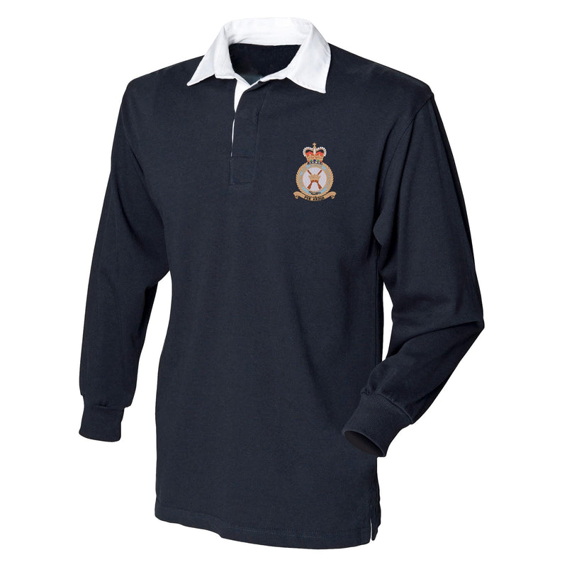 RAF Regiment Front Row Long Sleeve Rugby Shirt