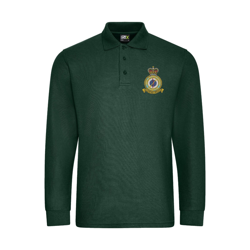 RAF Scampton Long Sleeve Polo Shirt