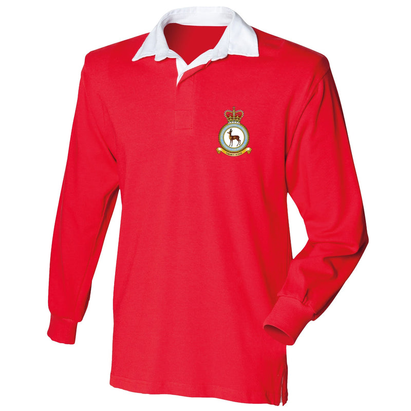 RAF School of Physical Training Front Row Long Sleeve Rugby Shirt