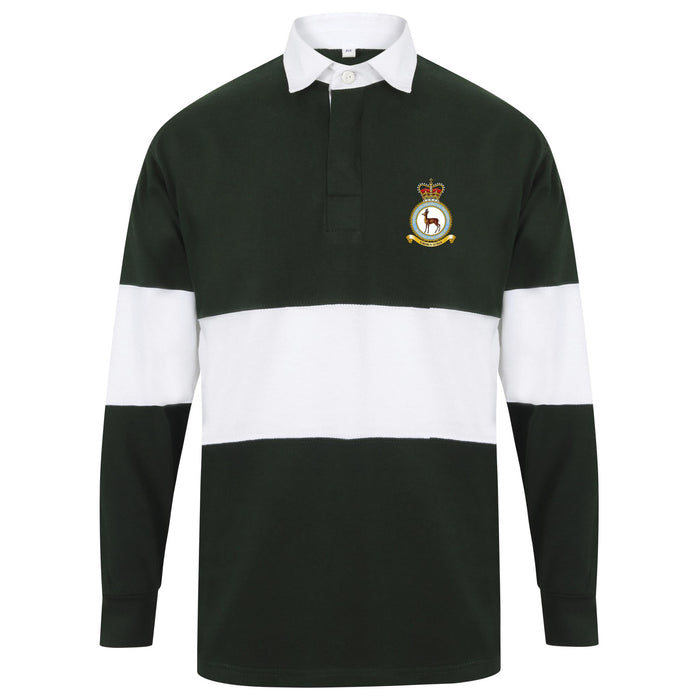 RAF School of Physical Training Long Sleeve Panelled Rugby Shirt