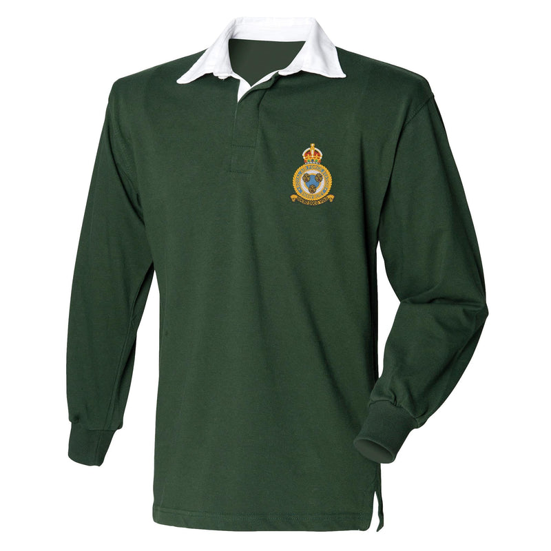 RAF Shawbury Front Row Long Sleeve Rugby Shirt