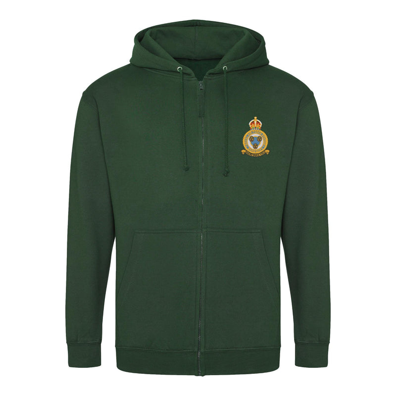RAF Shawbury Zipped Hoodie