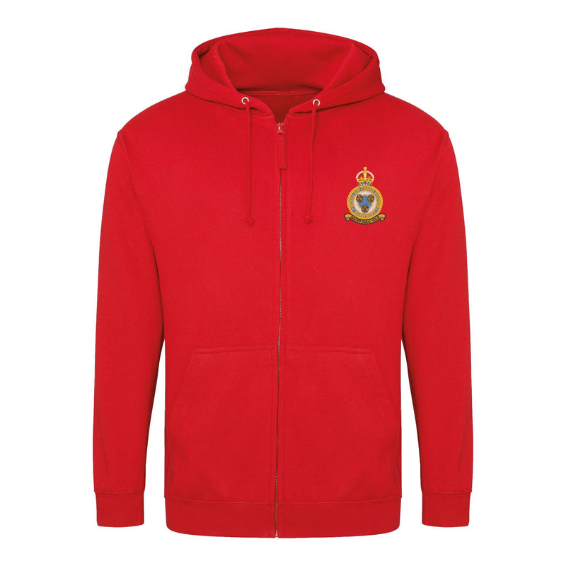 RAF Shawbury Zipped Hoodie