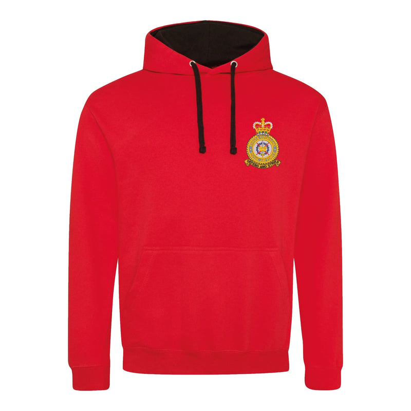 RAF Strike Command Varsity Contrast Hoodie