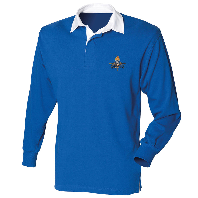 RAF Training Branch (RAF Cadre Sleeve) Front Row Long Sleeve Rugby Shirt