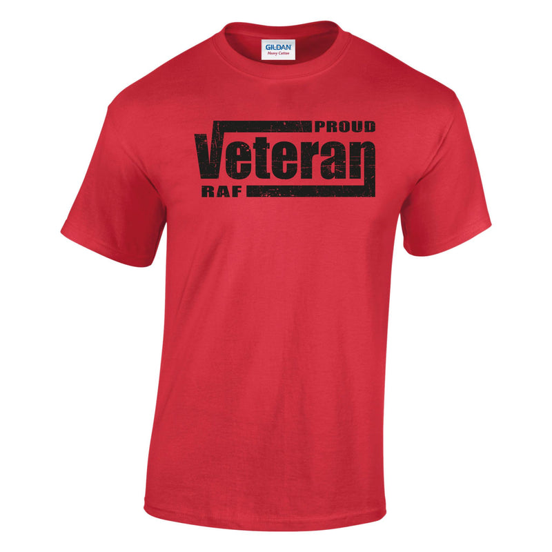 Proud RAF Veteran Printed T-Shirt