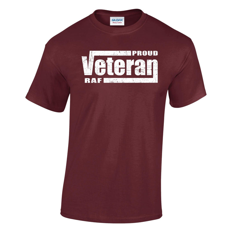 Proud RAF Veteran Printed T-Shirt