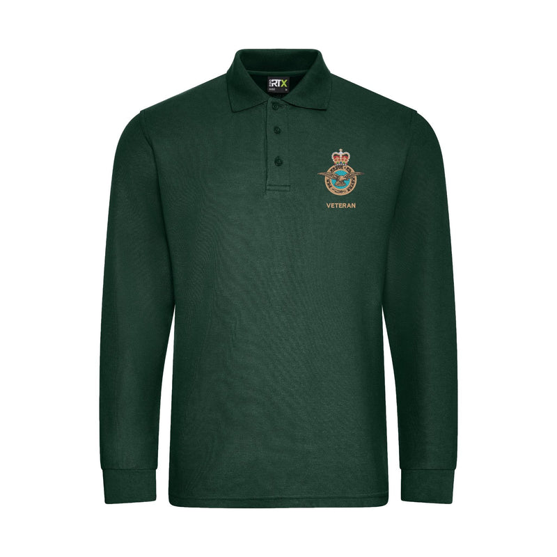 Royal Air Force - Armed Forces Veteran Long Sleeve Polo Shirt