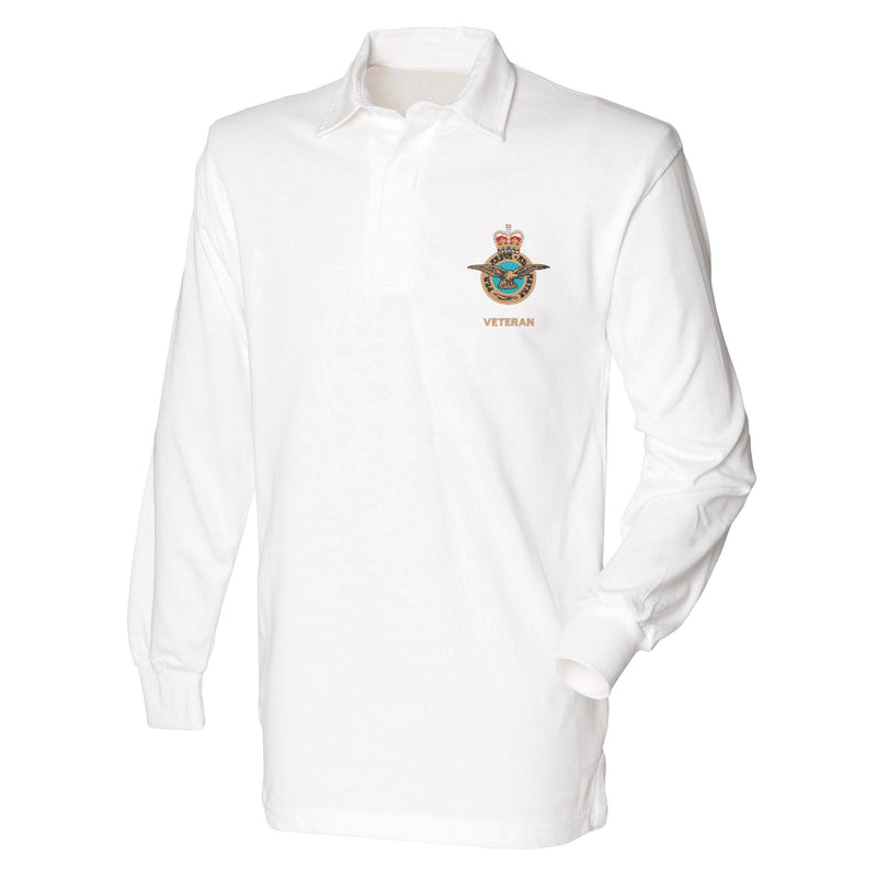 Royal Air Force - Armed Forces Veteran Front Row Long Sleeve Rugby Shirt