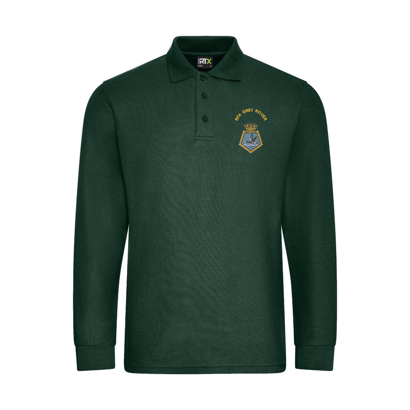 RFA Grey Rover Long Sleeve Polo Shirt