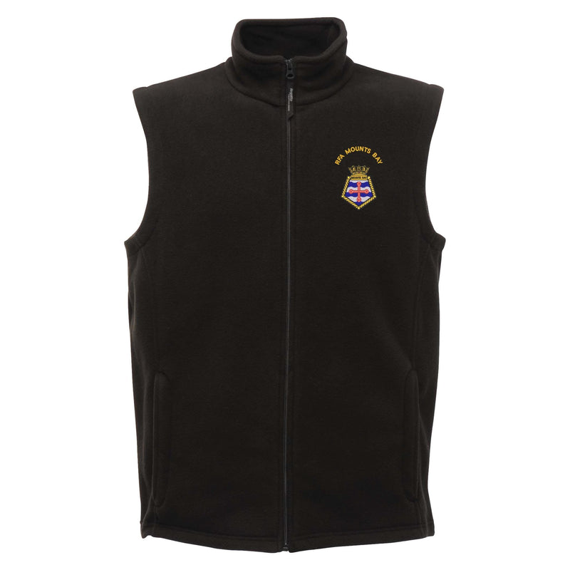 RFA Mounts Bay Regatta Fleece Bodywarmer