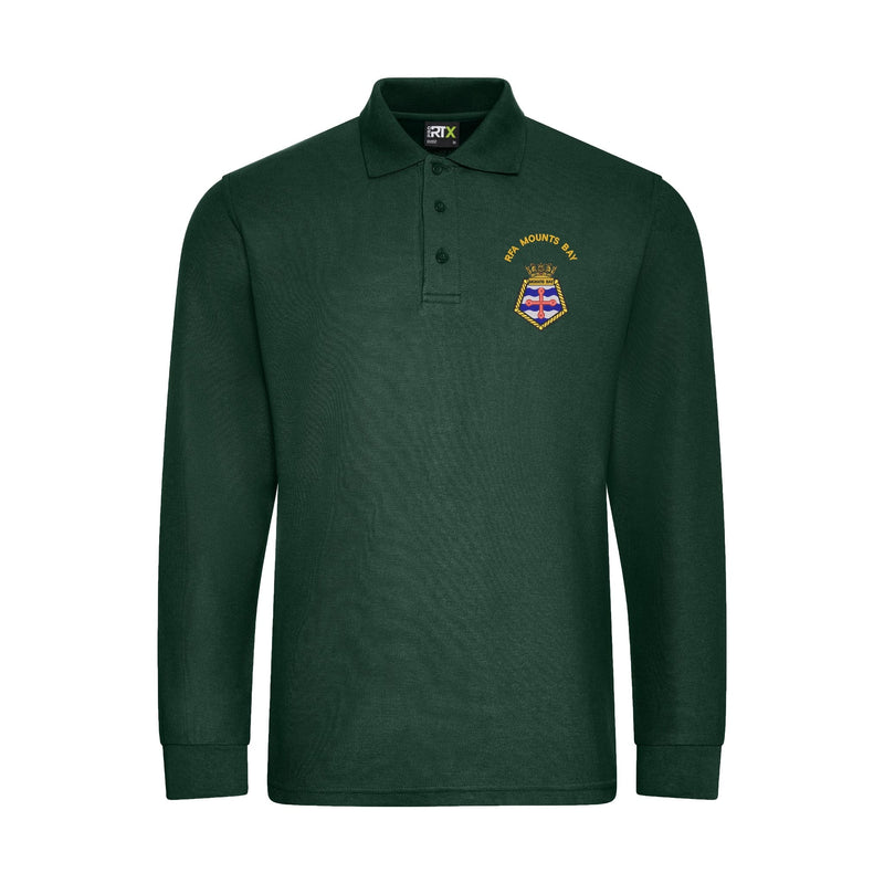 RFA Mounts Bay Long Sleeve Polo Shirt