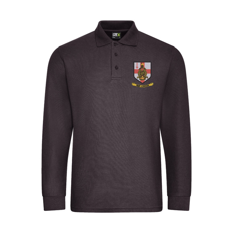 RMR London Long Sleeve Polo Shirt