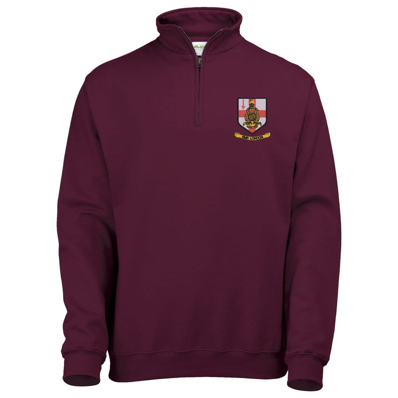 RMR London Quarter Zip Sweatshirt