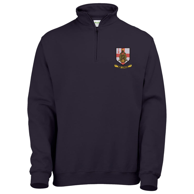 RMR London Quarter Zip Sweatshirt