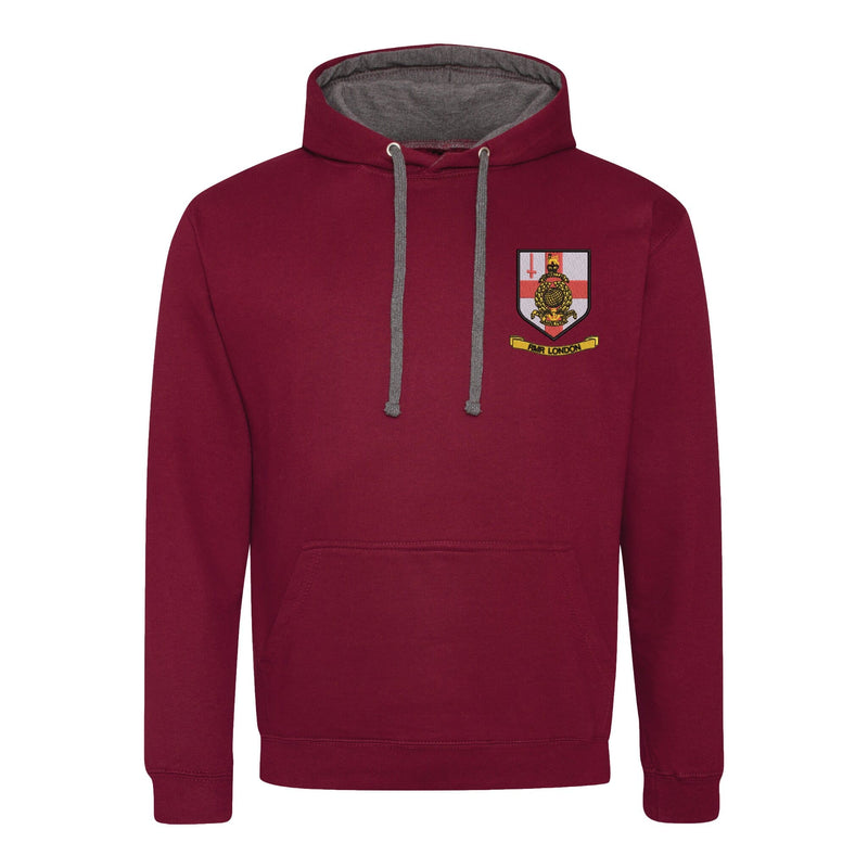 RMR London Varsity Contrast Hoodie