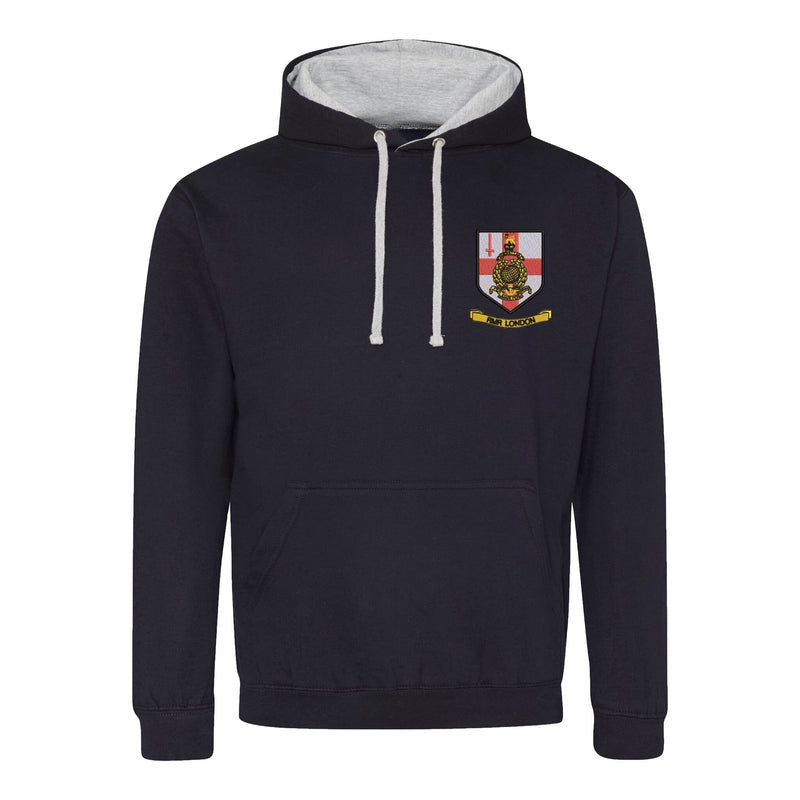 RMR London Varsity Contrast Hoodie