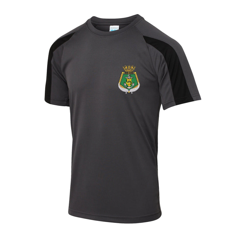 Royal New Zealand Navy Band Contrast Polyester T-Shirt