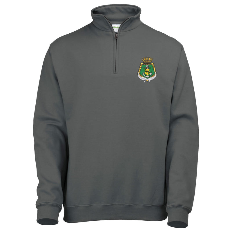 Royal New Zealand Navy Band Quarter Zip Sweatshirt