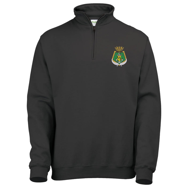 Royal New Zealand Navy Band Quarter Zip Sweatshirt