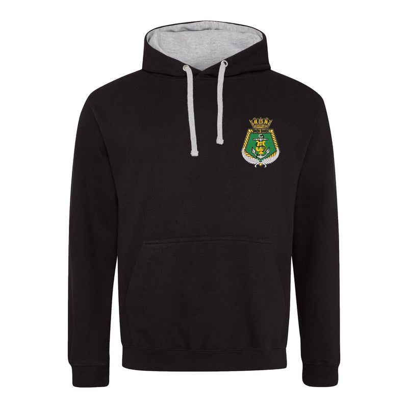 Royal New Zealand Navy Band Varsity Contrast Hoodie