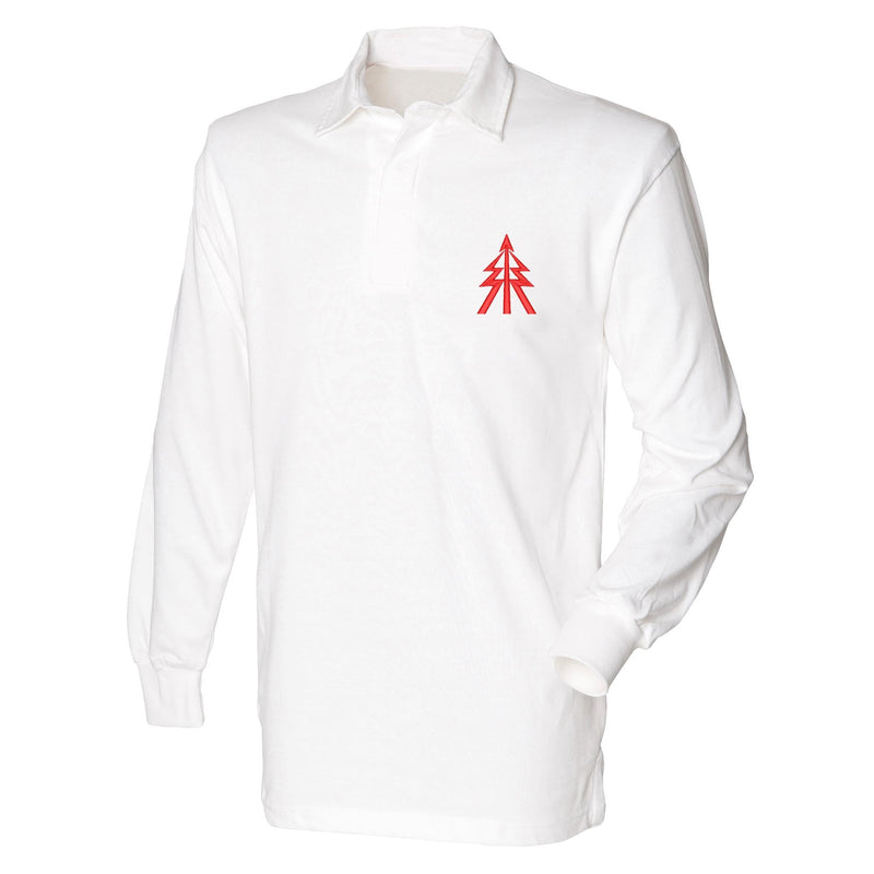 Recce Corps Tactical Recognition Flash Front Row Long Sleeve Rugby Shirt