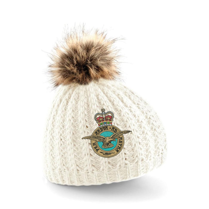 Royal Air Force Eagle Pom Pom Beanie Hat