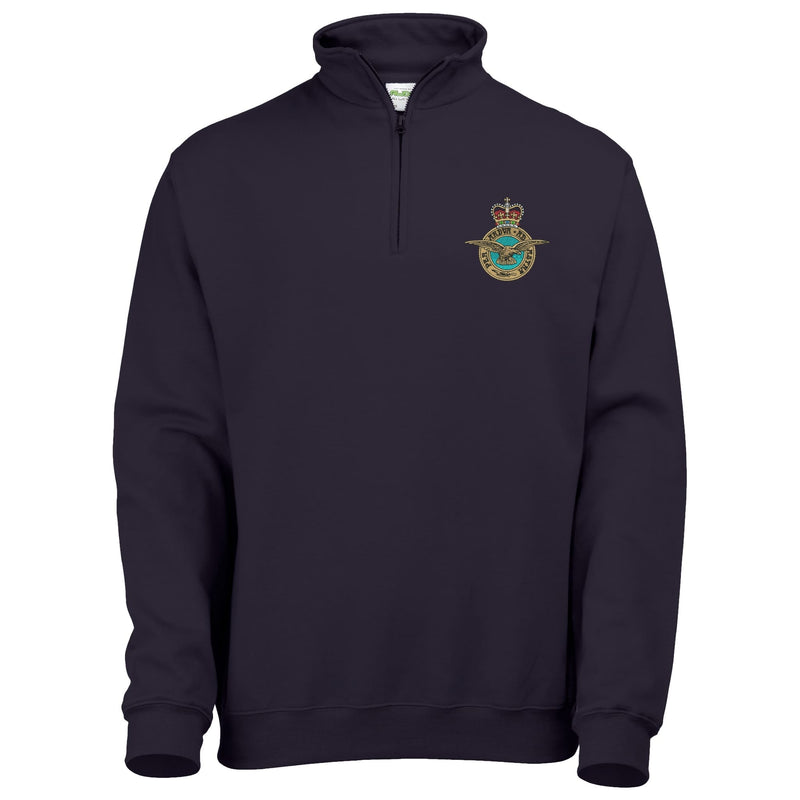 Royal Air Force Eagle Quarter Zip Sweatshirt