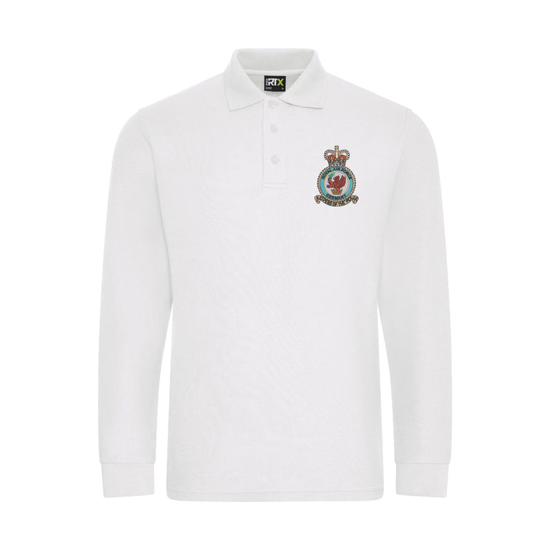 Royal Air Force Germany Long Sleeve Polo Shirt