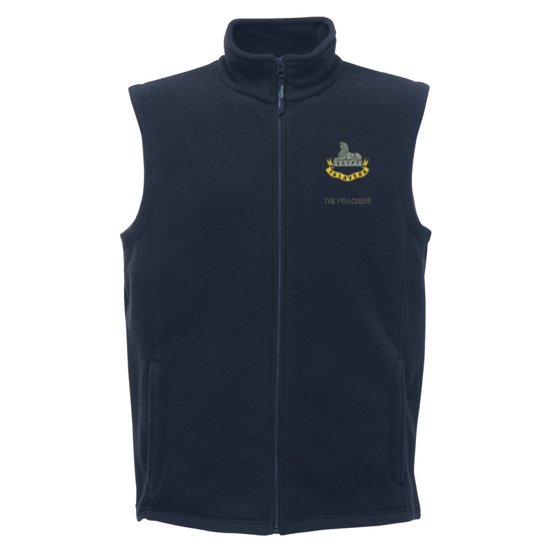 Royal Anglian 2nd Battalion 'The Poachers' Regatta Fleece Bodywarmer