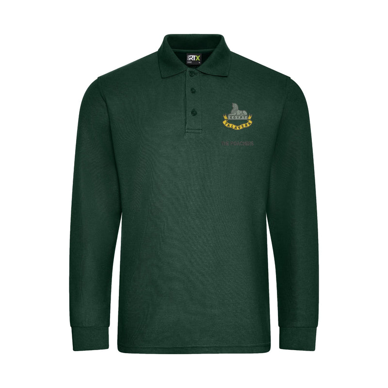 Royal Anglian 2nd Battalion 'The Poachers' Long Sleeve Polo Shirt