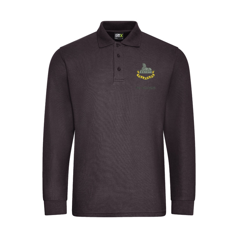Royal Anglian 2nd Battalion 'The Poachers' Long Sleeve Polo Shirt