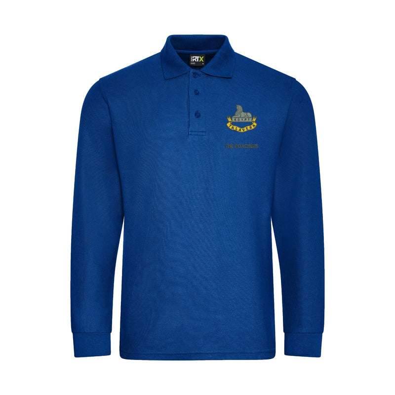 Royal Anglian 2nd Battalion 'The Poachers' Long Sleeve Polo Shirt