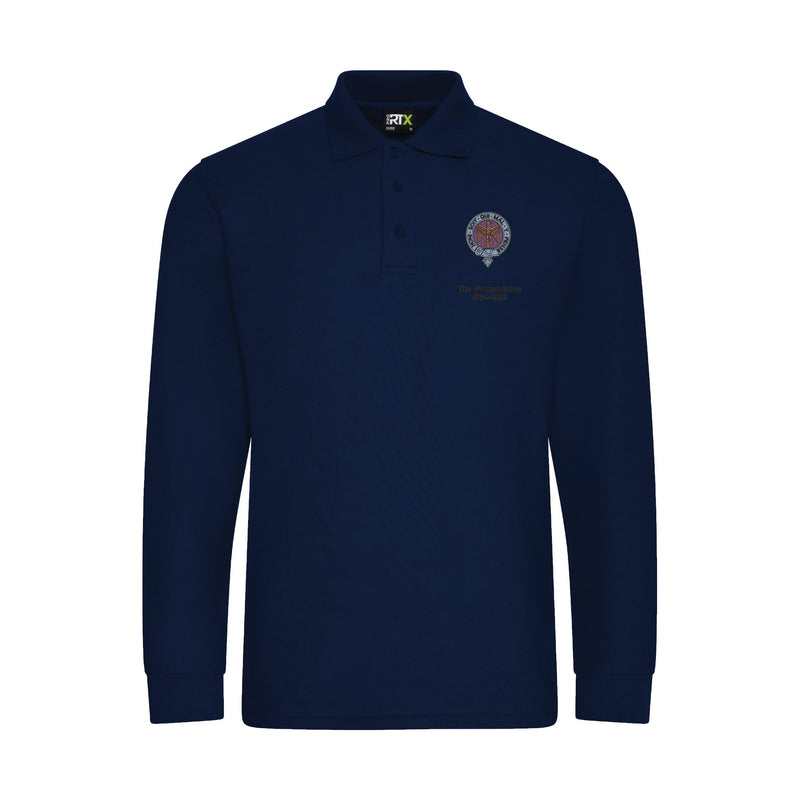 Royal Anglian Pompadour Long Sleeve Polo Shirt
