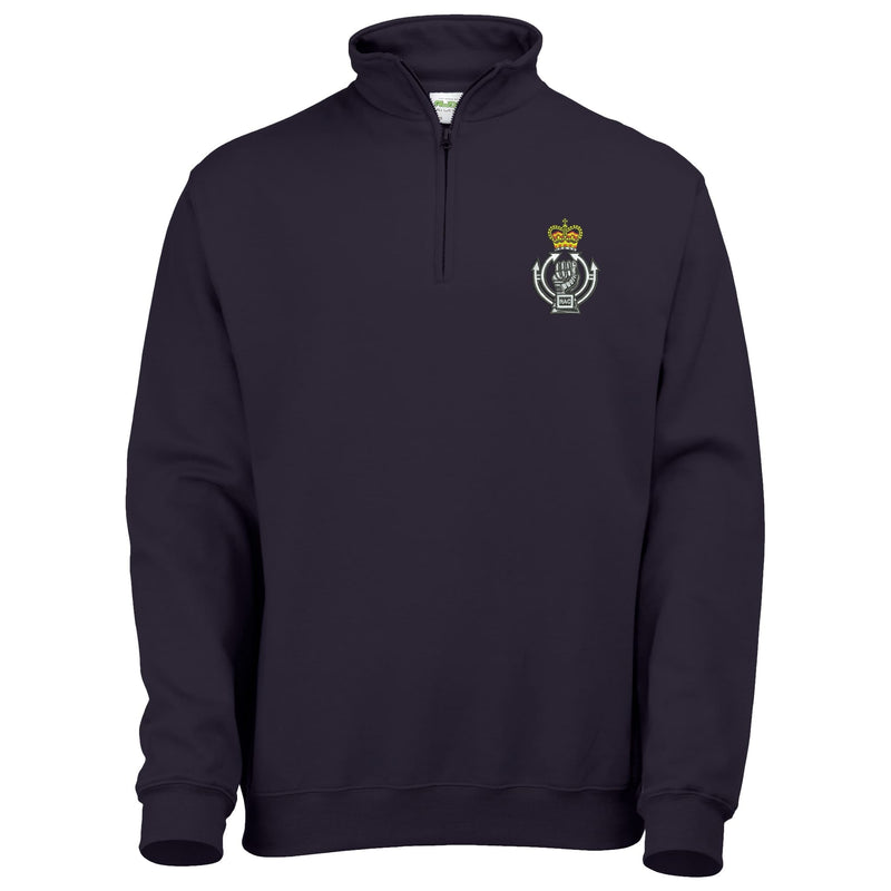 Royal Armoured Corps Quarter Zip Sweatshirt