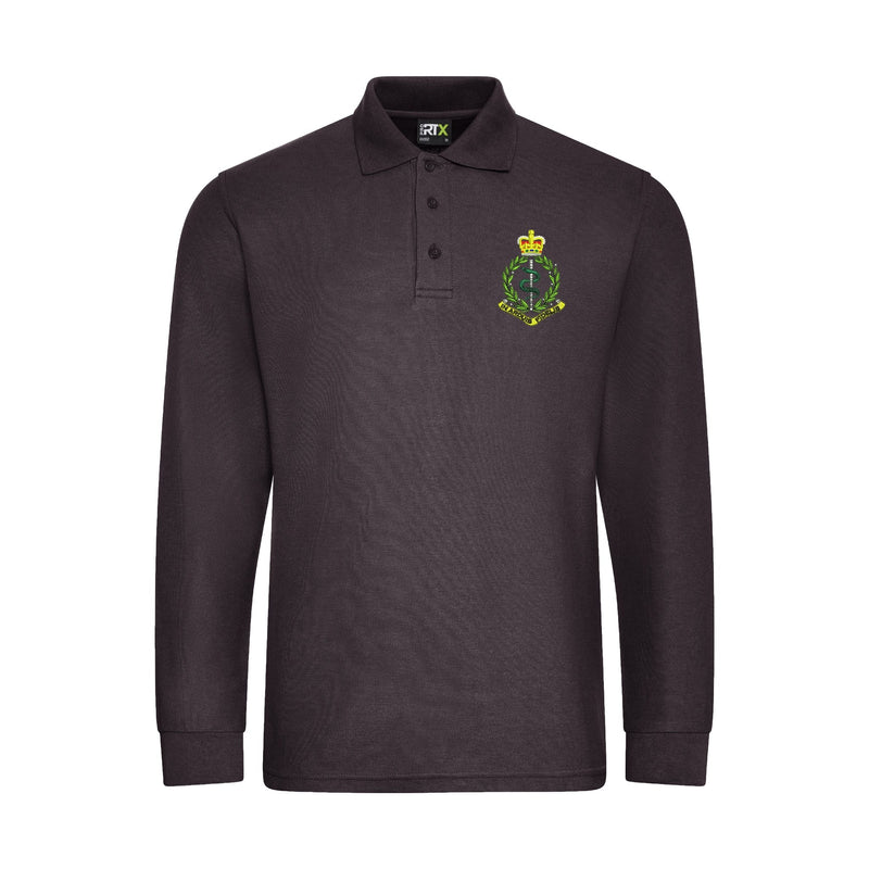 Royal Army Medical Corps Long Sleeve Polo Shirt