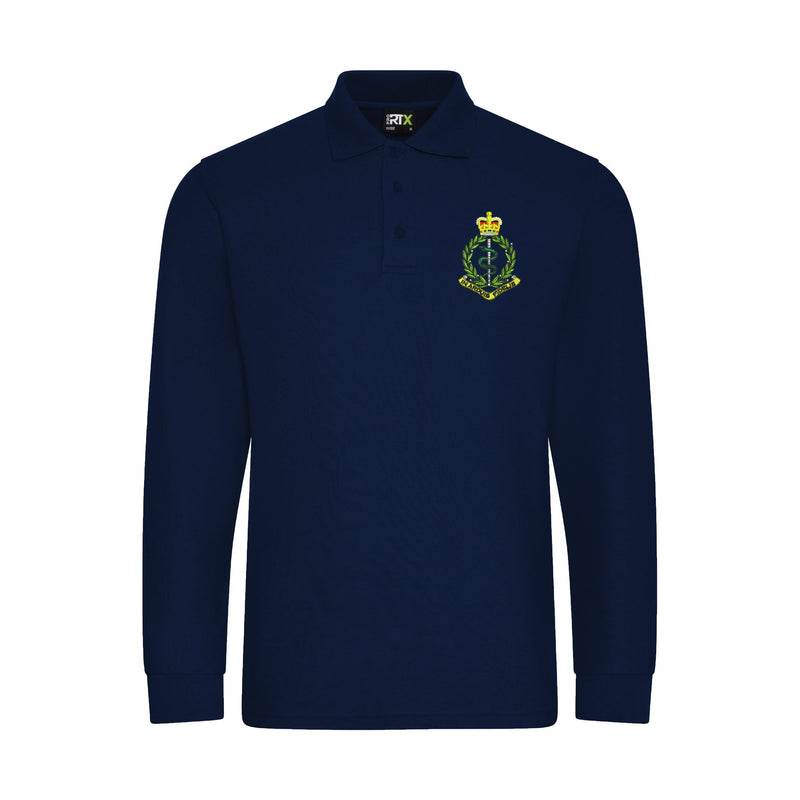 Royal Army Medical Corps Long Sleeve Polo Shirt