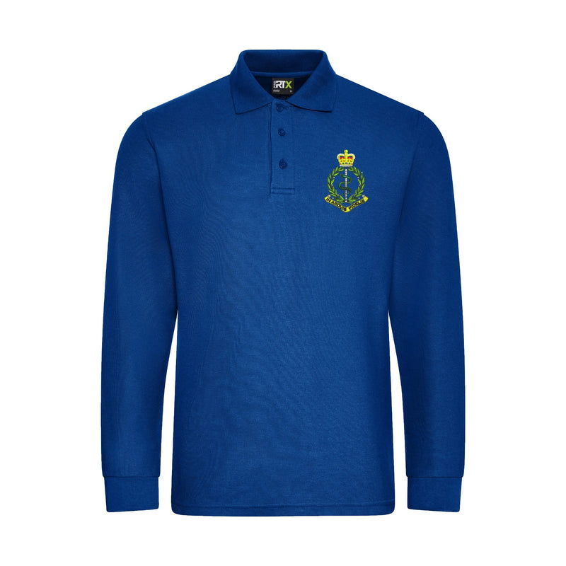 Royal Army Medical Corps Long Sleeve Polo Shirt