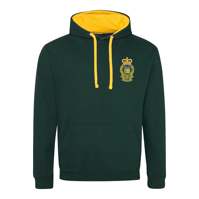 Royal Army Ordnance Corps Varsity Contrast Hoodie