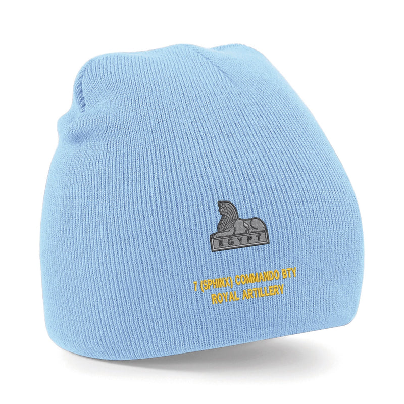 7 (Sphinx) Commando Battery Royal Artillery Beanie Hat