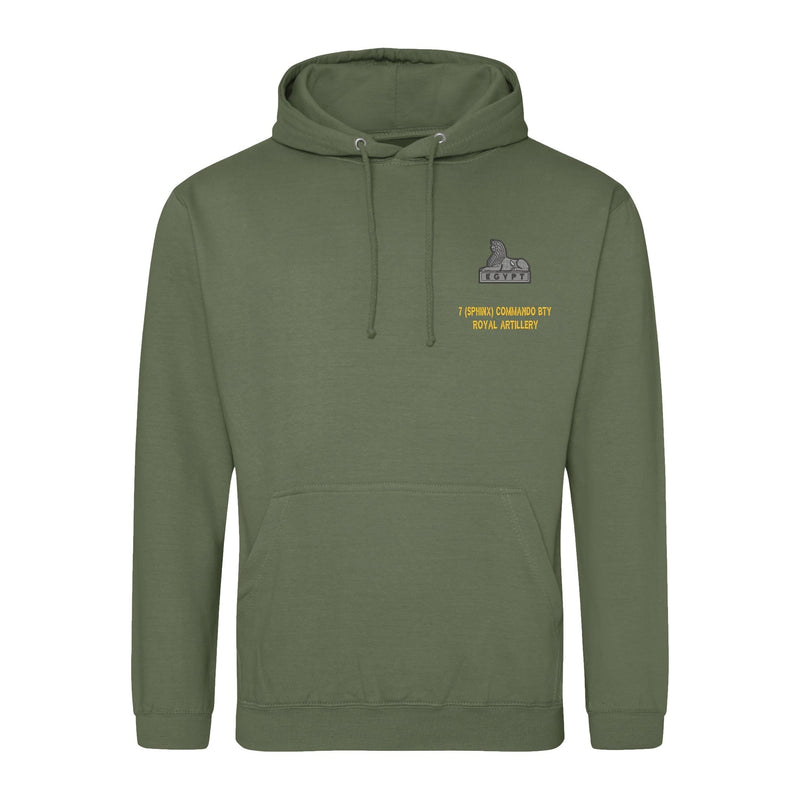 7 (Sphinx) Commando Battery Royal Artillery Hoodie