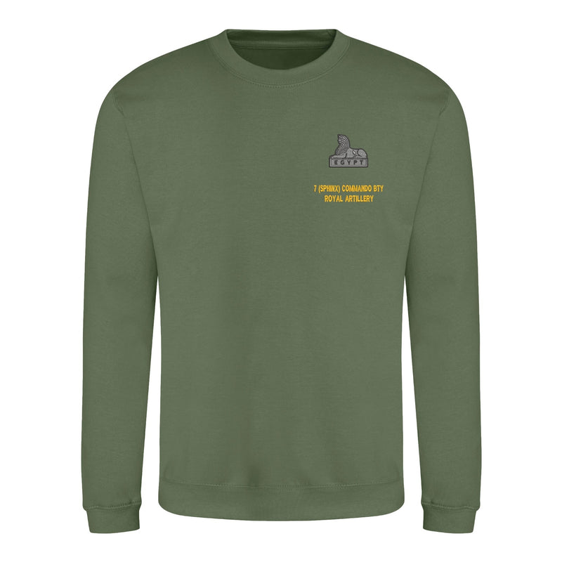 7 (Sphinx) Commando Battery Royal Artillery Sweatshirt