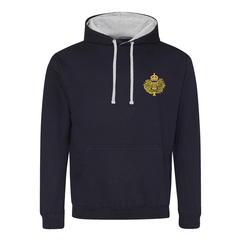 Royal Corps of Army Music - Kings Crown Varsity Contrast Hoodie