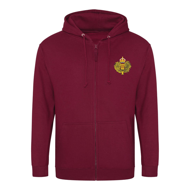 Royal Corps of Army Music - Kings Crown Zipped Hoodie