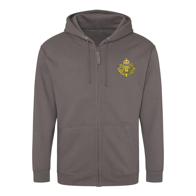 Royal Corps of Army Music - Kings Crown Zipped Hoodie