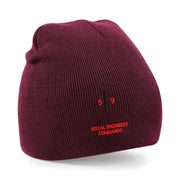 Royal Engineers 59 Commando Beanie Burgundy