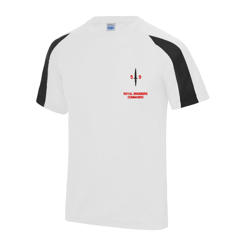 Royal Engineers 59 Commando Contrast Polyester T-Shirt