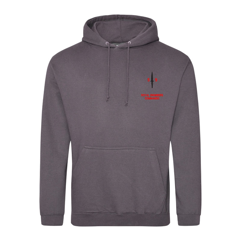 Royal Engineers 59 Commando Hoodie SteelGrey