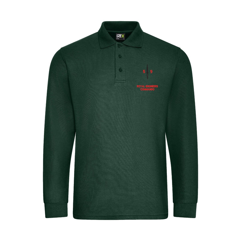 Royal Engineers 59 Commando Long Sleeve Polo Shirt