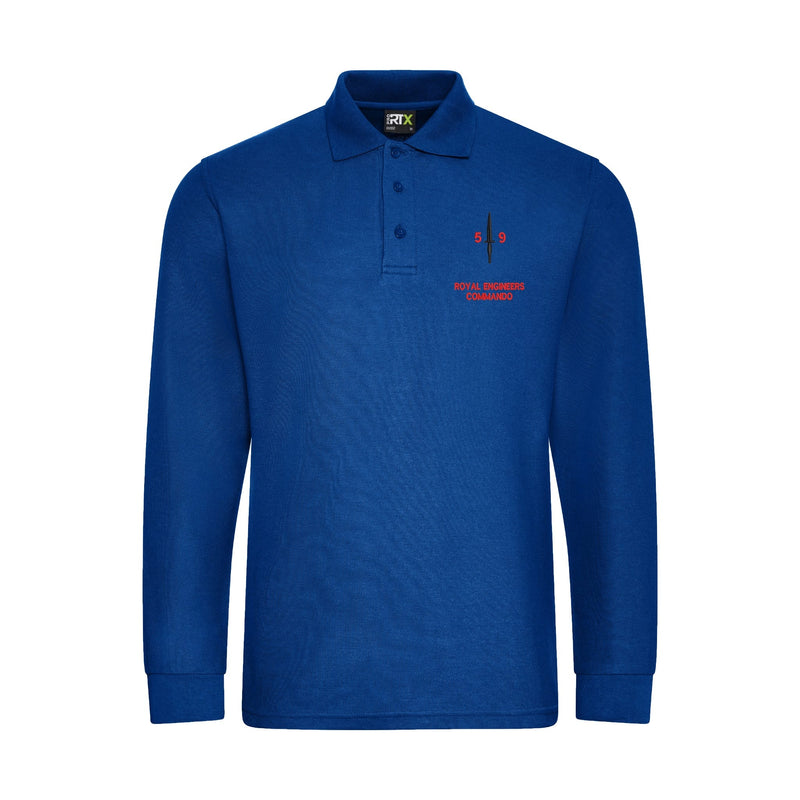 Royal Engineers 59 Commando Long Sleeve Polo Shirt